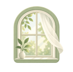 연두색 창 | Pale Green 